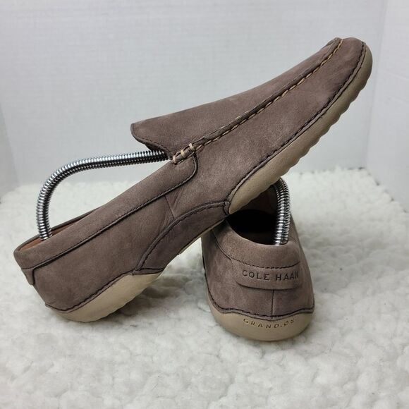 Cole Haan Motogrand Men's Size 9.5 Roadtrip Woodbury Leather Slip On Loafers - Picture 5 of 11